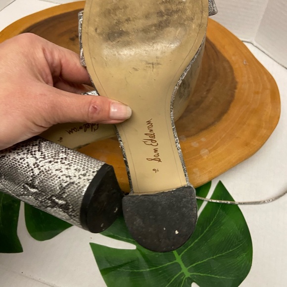 Sam Edelman Snakeprint YARO Ankle strap heels - Picture 9 of 9